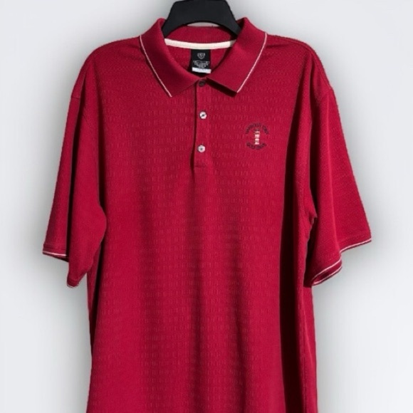 Nike Golf Dri-FIT Polo XL Red | Harbour Town Golf Links | PGA, Athletic, Casual - Picture 3 of 4
